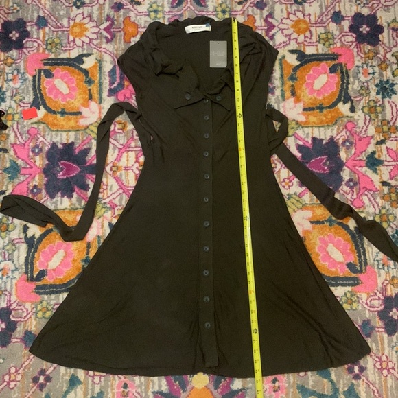 Anthropologie Sparrow Cashmere Blend Green Knit Sweater Dress NWT Size Small - Picture 9 of 9